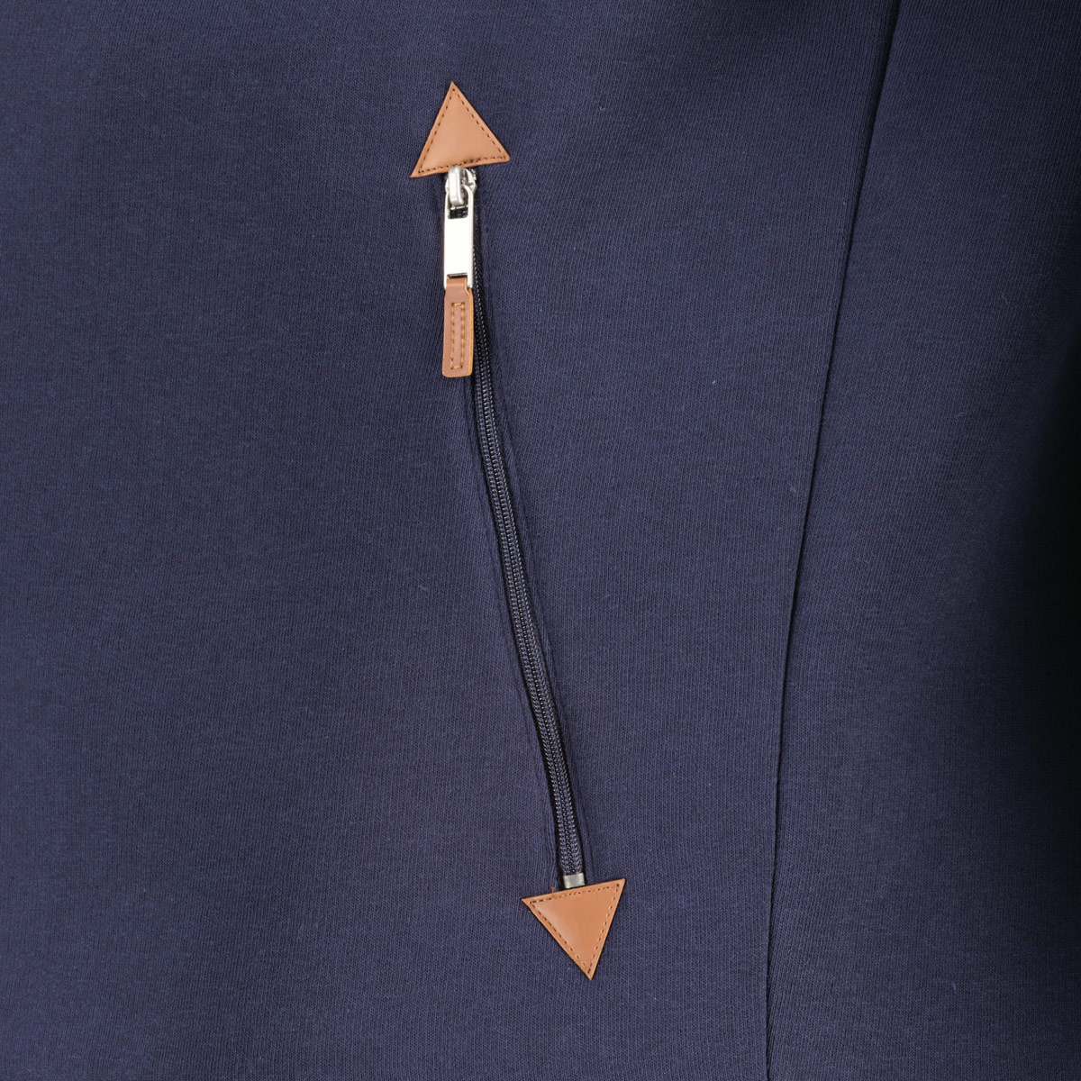 RAGMAN Sweatjacke mit Stehkragen marine