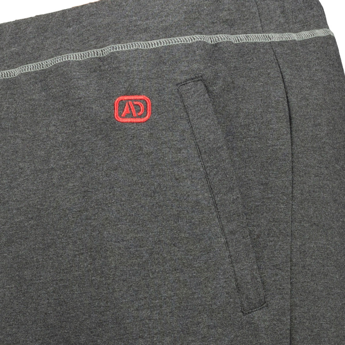 ADAMO Joggingshorts mit Reißverschlusstaschen anthrazit