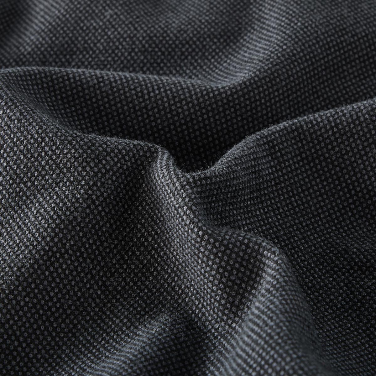 s.Oliver Stretch-Chinos in Wolloptik schwarz