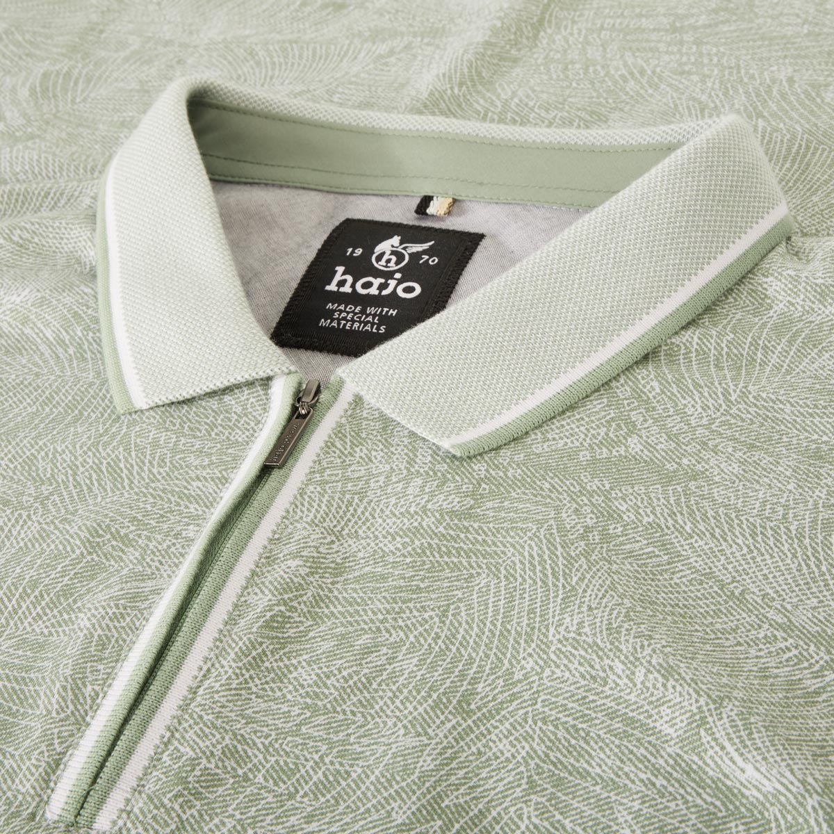 Hajo Poloshirt "Easy Care", atmungsaktiv hellgrün