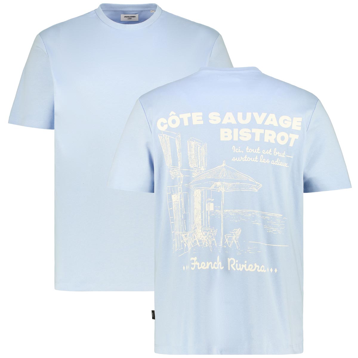 T-Shirt mit Rückenprint