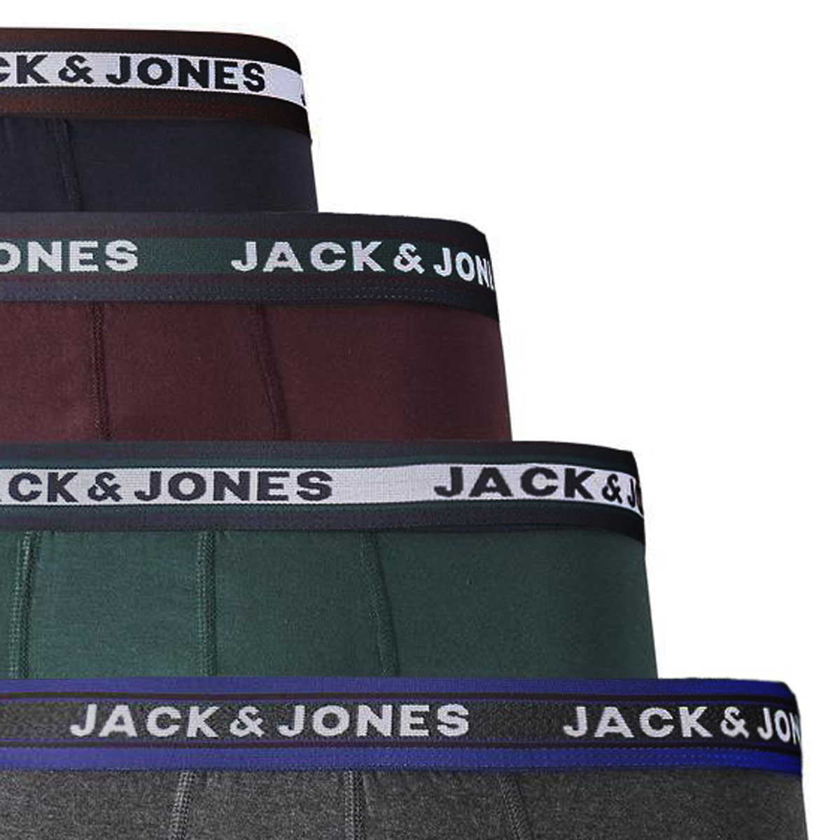 Jack&Jones 5er-Pack Pants aus Baumwolle mit Stretch Farbe dunkelgrau Größe: günstig online kaufen