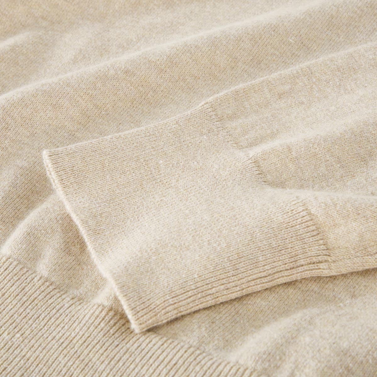 Lerros Pullover aus Baumwolle beige