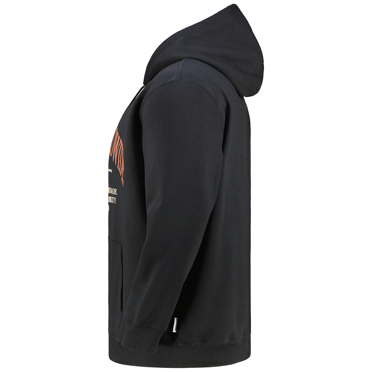 Jack&Jones Hoodie mit Print auf Vorder- und Rückseite schwarz