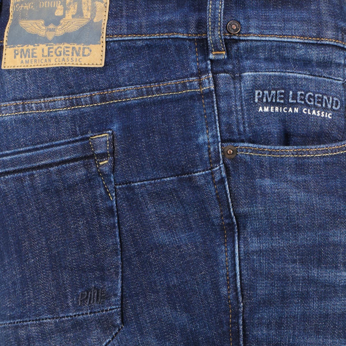 PME LEGEND Stretch-Jeans "Nightflight", Regular Fit mittelblau