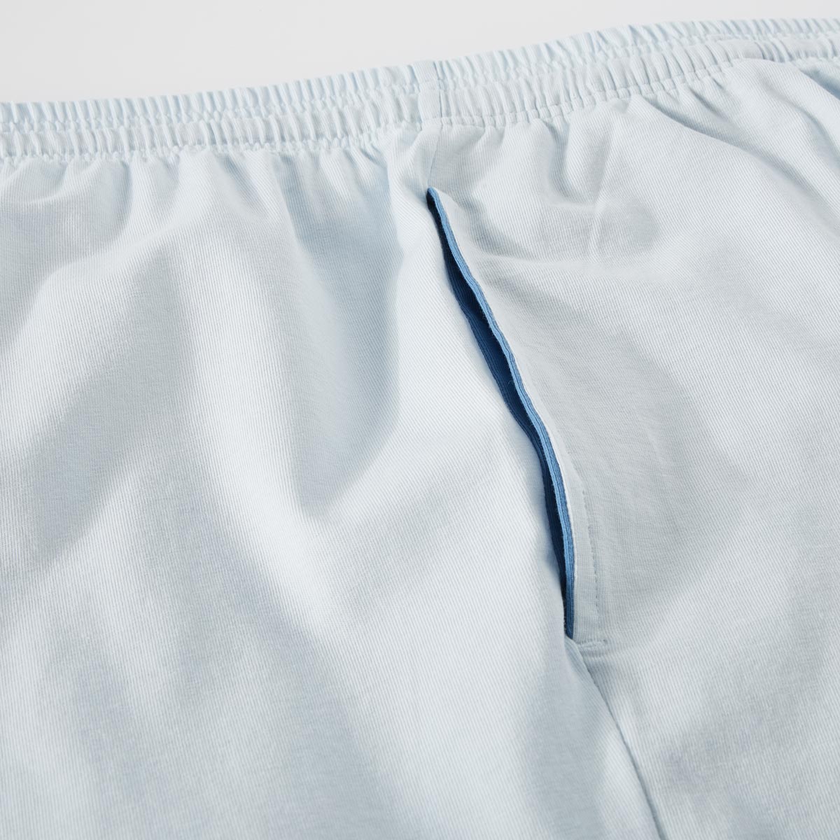 BOSS Jogging-Shorts mit Elasthan blau