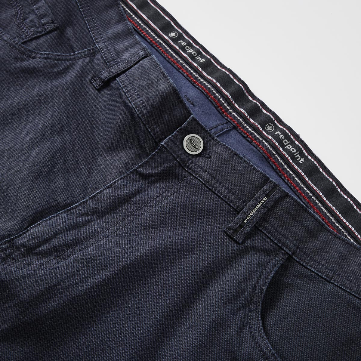 Redpoint Stretch-Jeans "Montreal", Loose Fit dunkelblau
