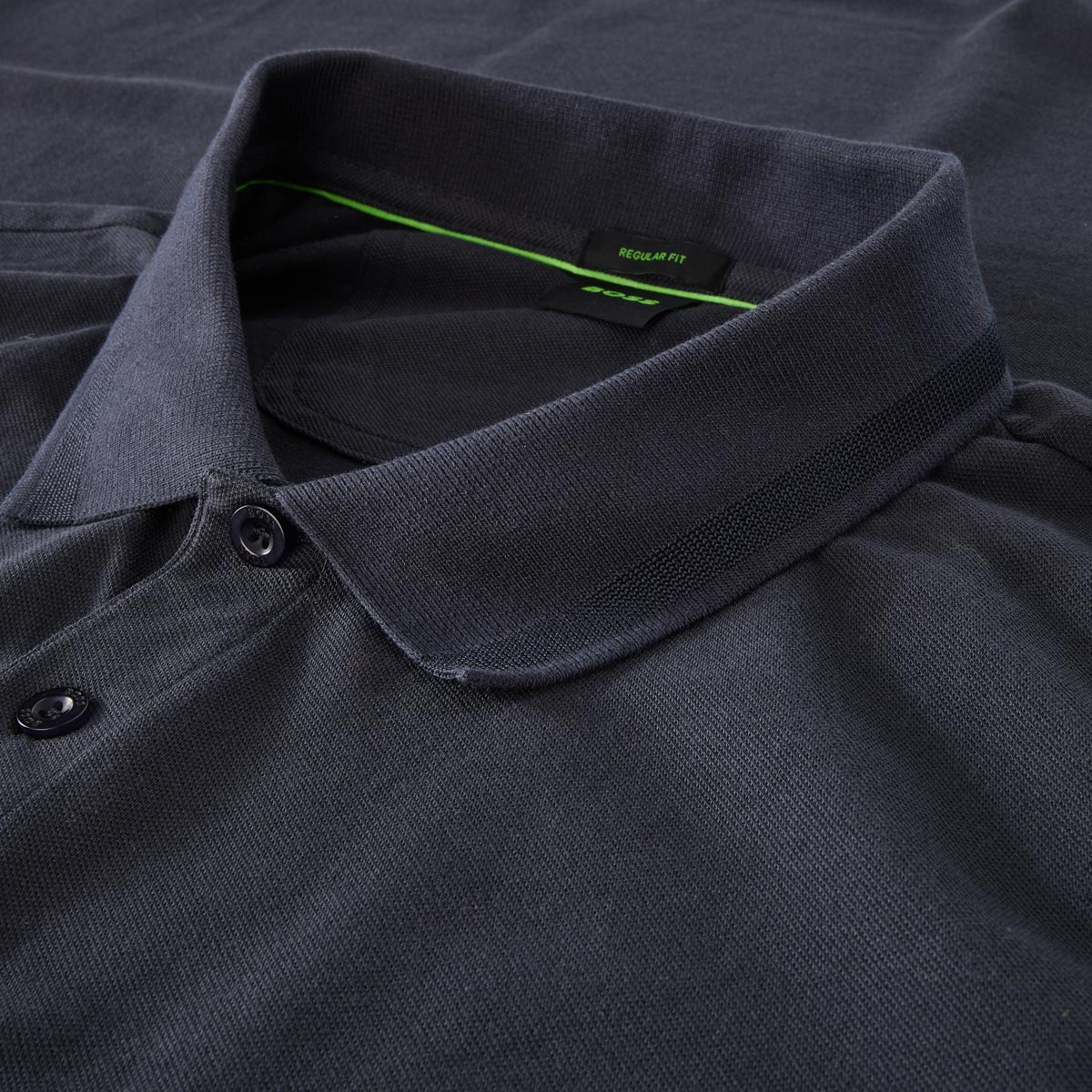 BOSS Poloshirt aus Baumwolle dunkelblau