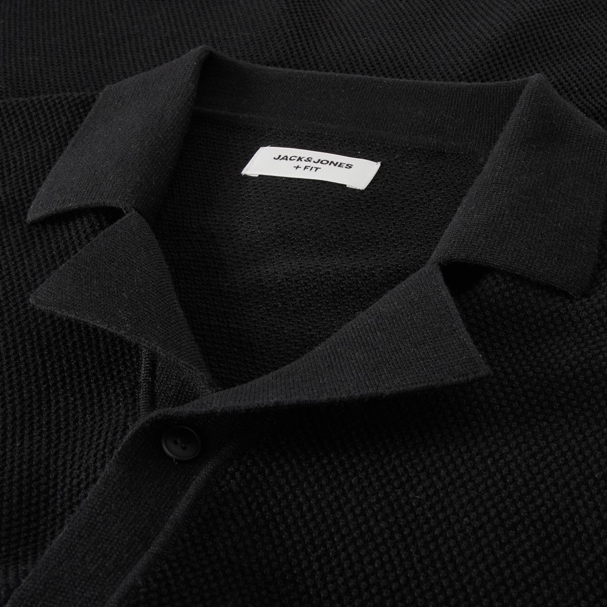 Jack&Jones Strickhemd  schwarz