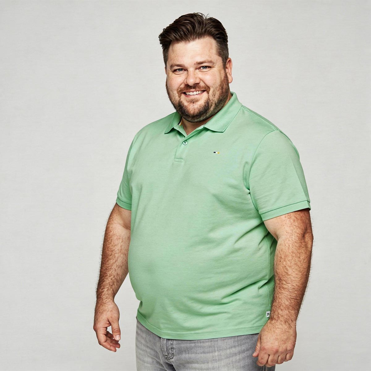 Pfundskerl Poloshirt aus Baumwolle mint