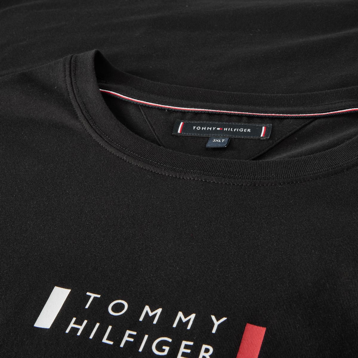 Tommy Hilfiger T-Shirt mit Label-Print schwarz