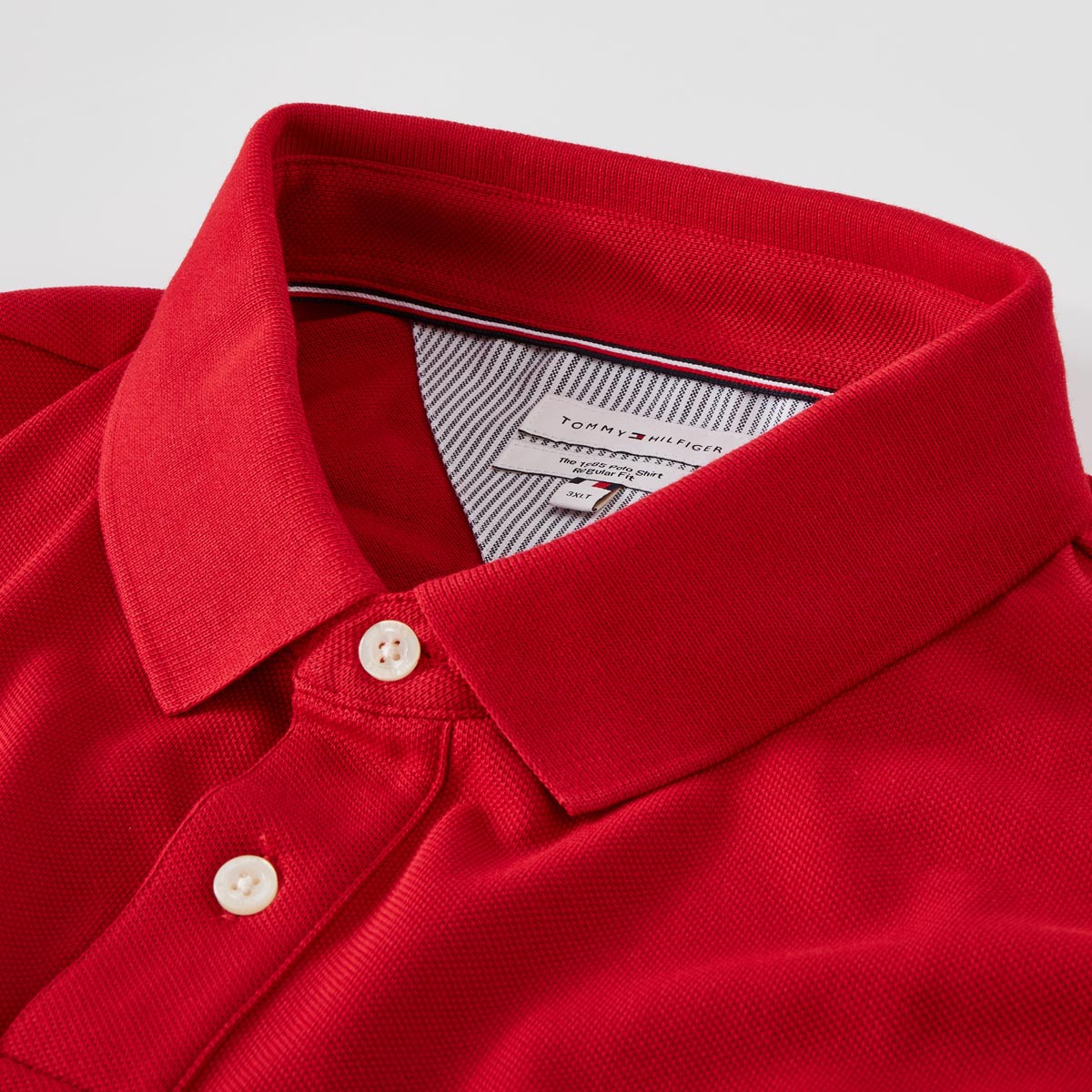 Tommy Hilfiger Poloshirt mit Stretch rot