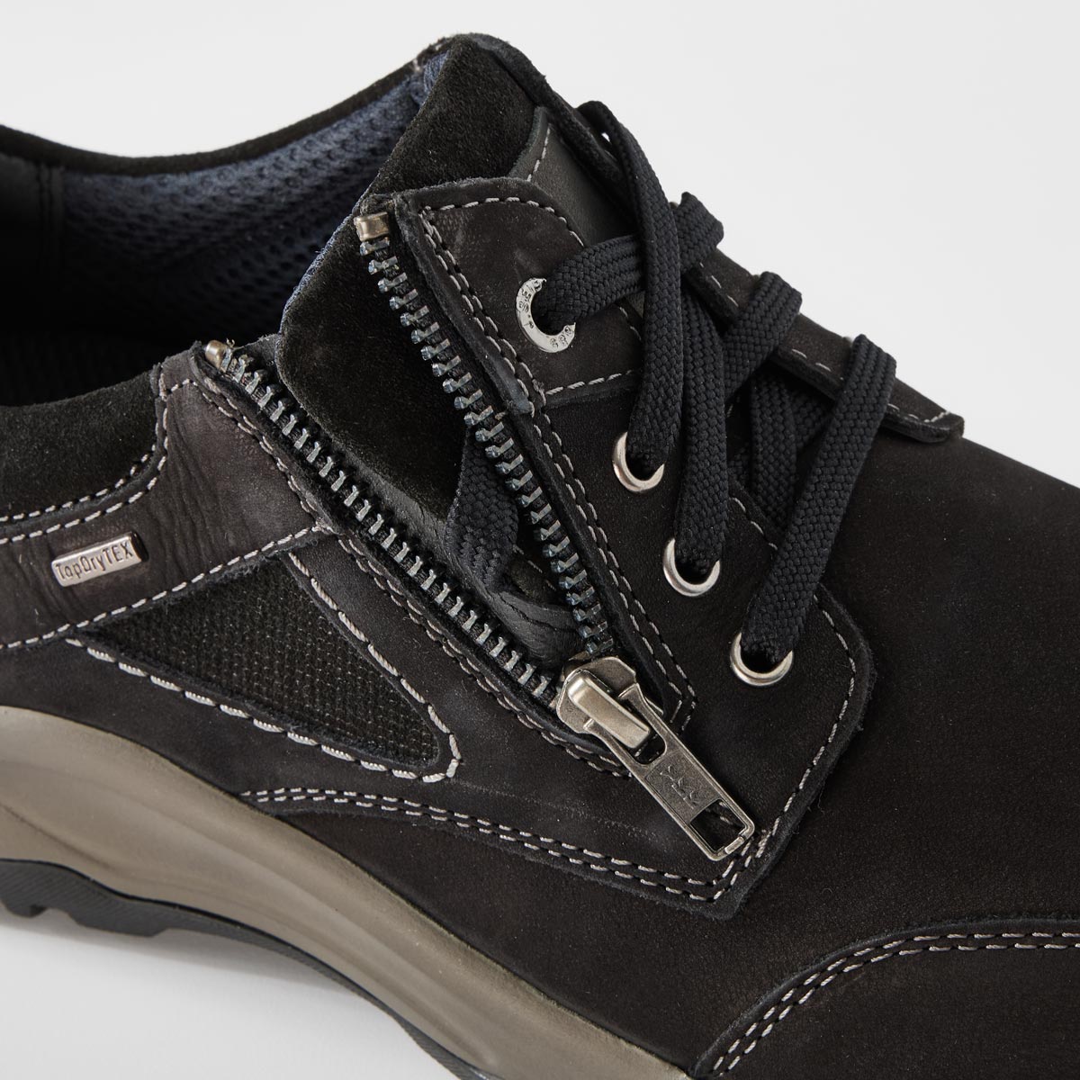 JOSEF SEIBEL Halbschuh "Leroy 55", Wechselfußbett schwarz