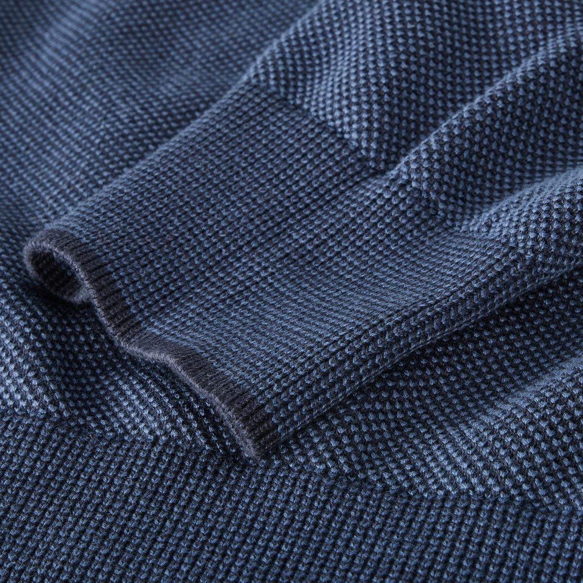 Lerros Pullover aus Baumwolle blau