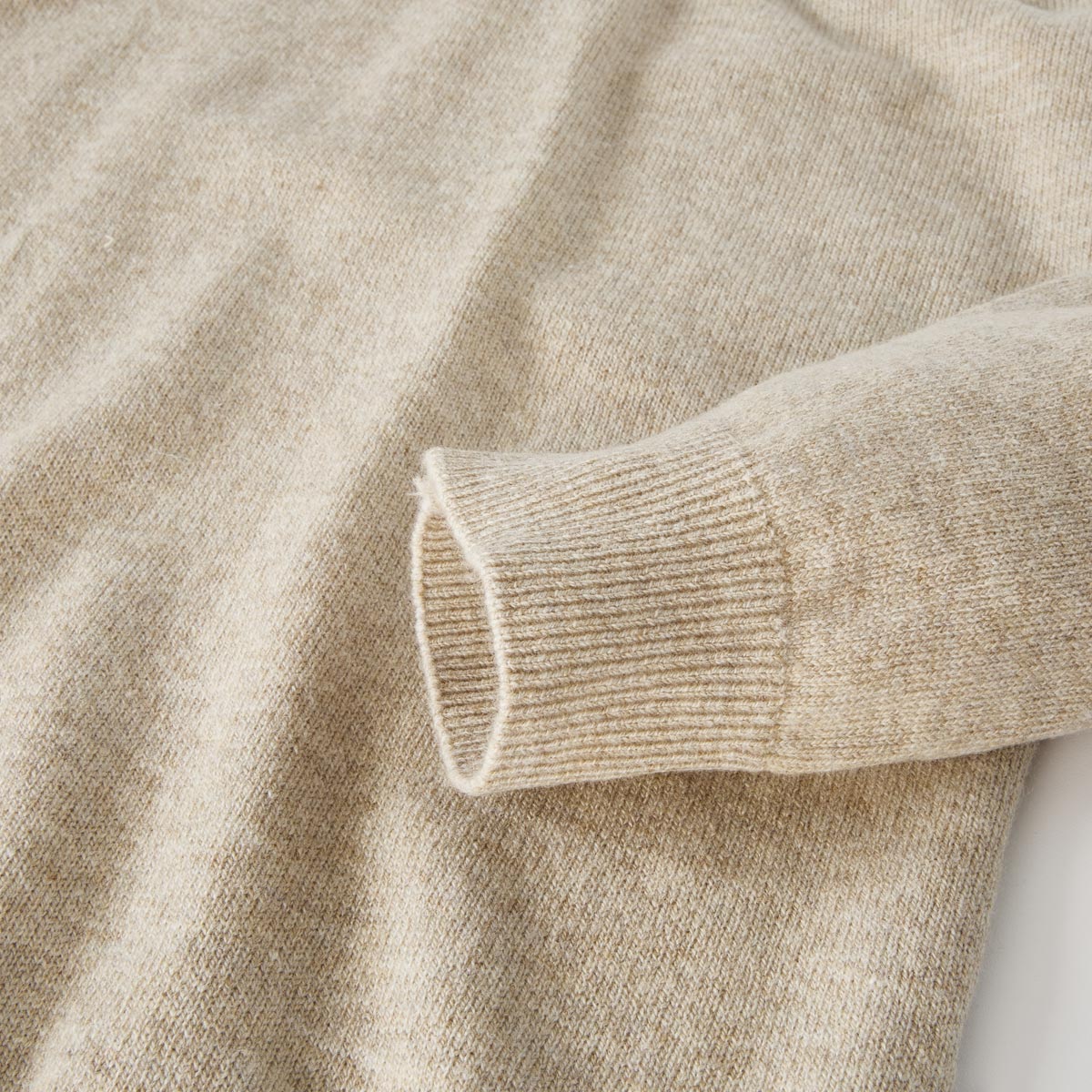 CASA MODA Troyer aus weichem Wollmix beige