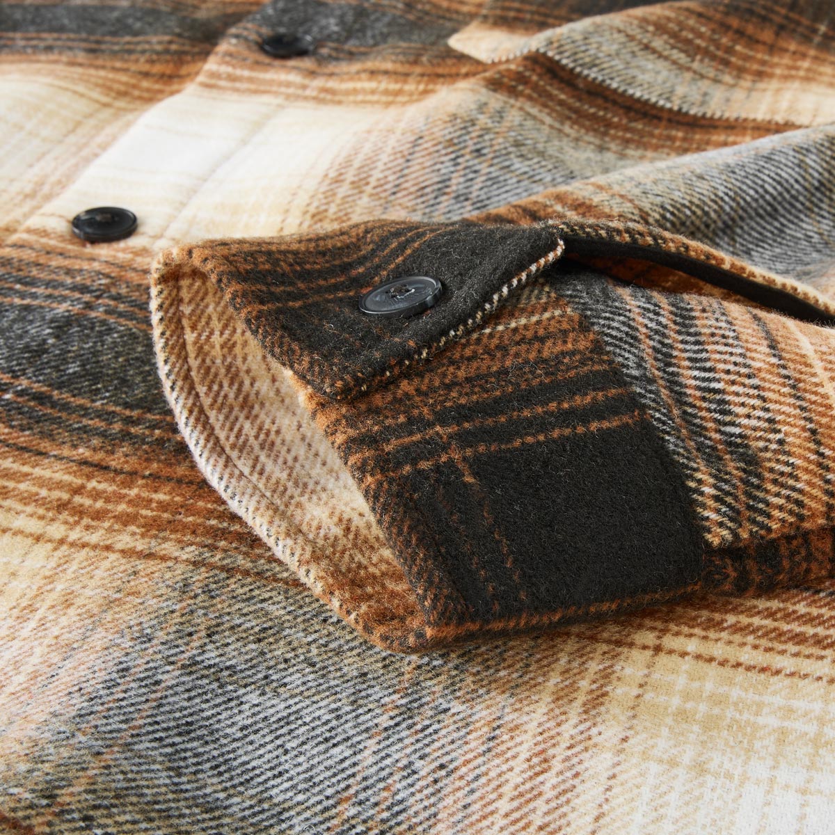 Jack&Jones Overshirt mit Karomuster terra