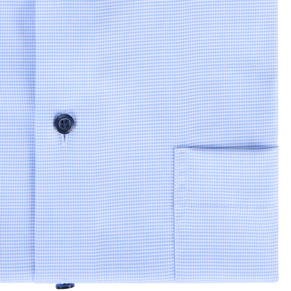 ETERNA Businesshemd, bügelfrei, kurzarm mittelblau