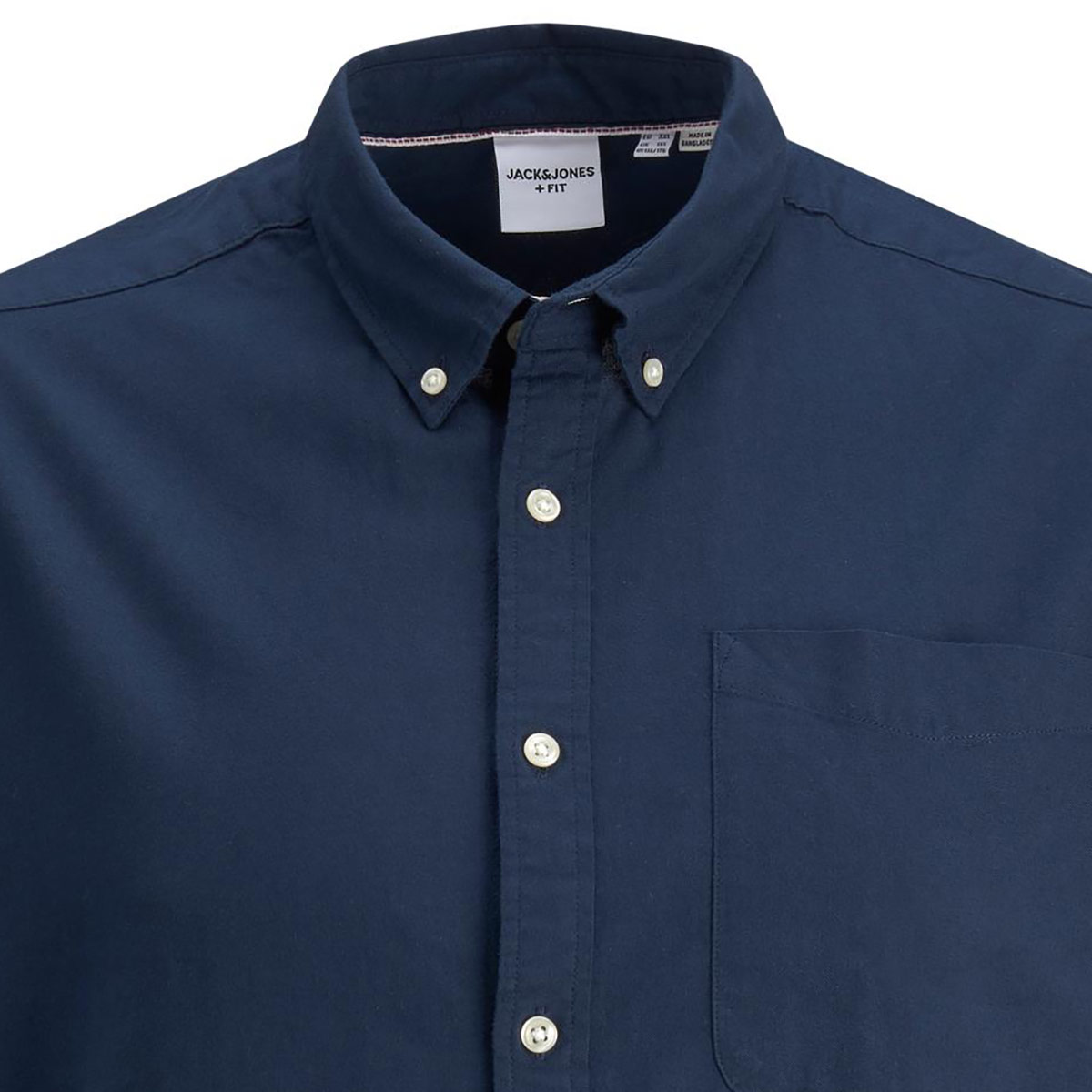 Jack&Jones Freizeithemd aus Baumwolle blau