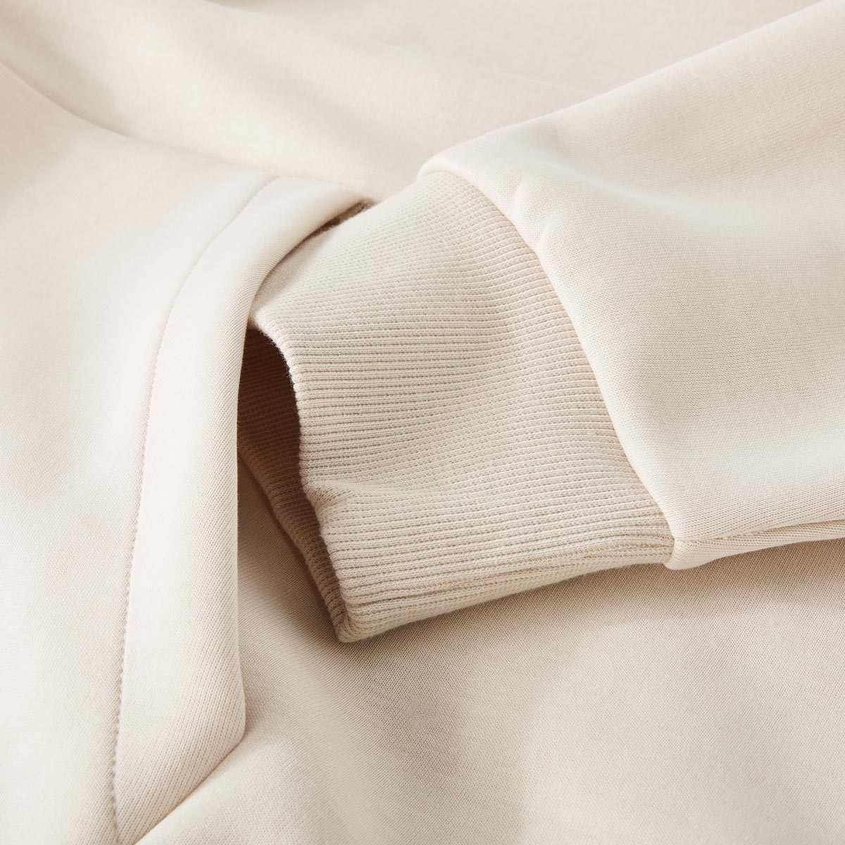 Jack&Jones Hoodie aus Baumwollmix beige