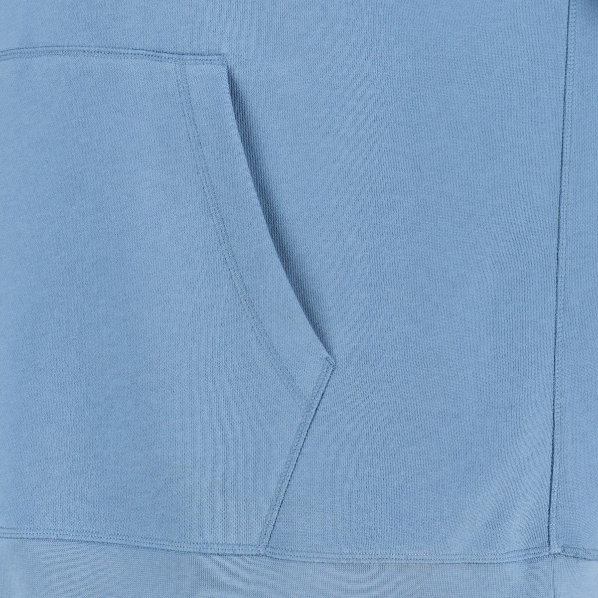 BOSS Hoodie aus Biobaumwolle graublau