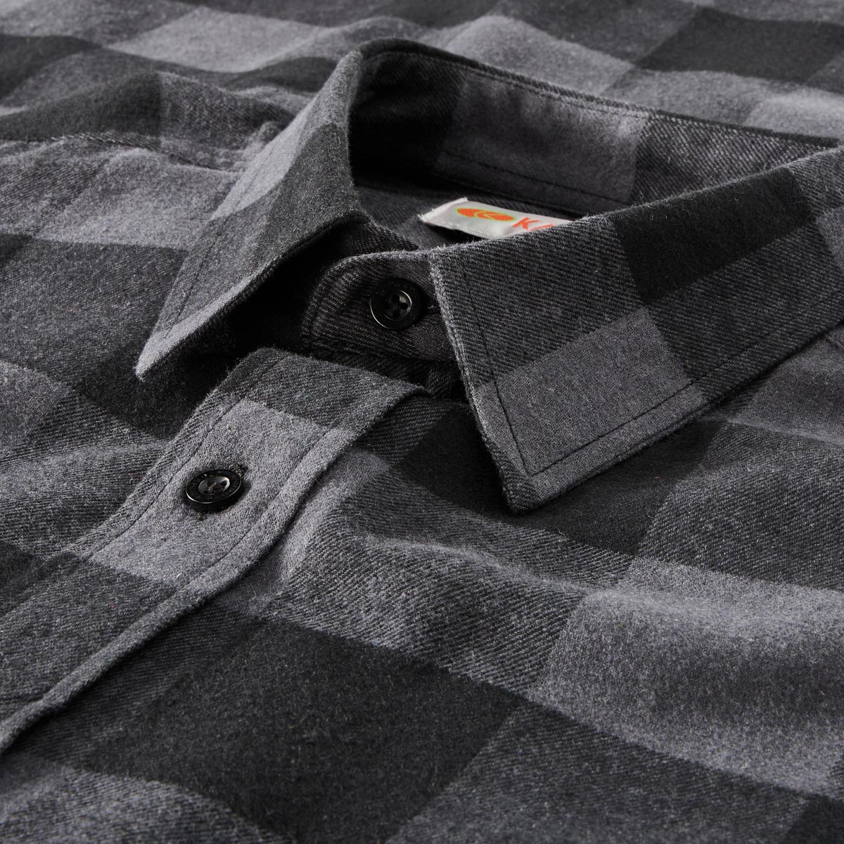 Kamro Kariertes Freizeithemd anthrazit