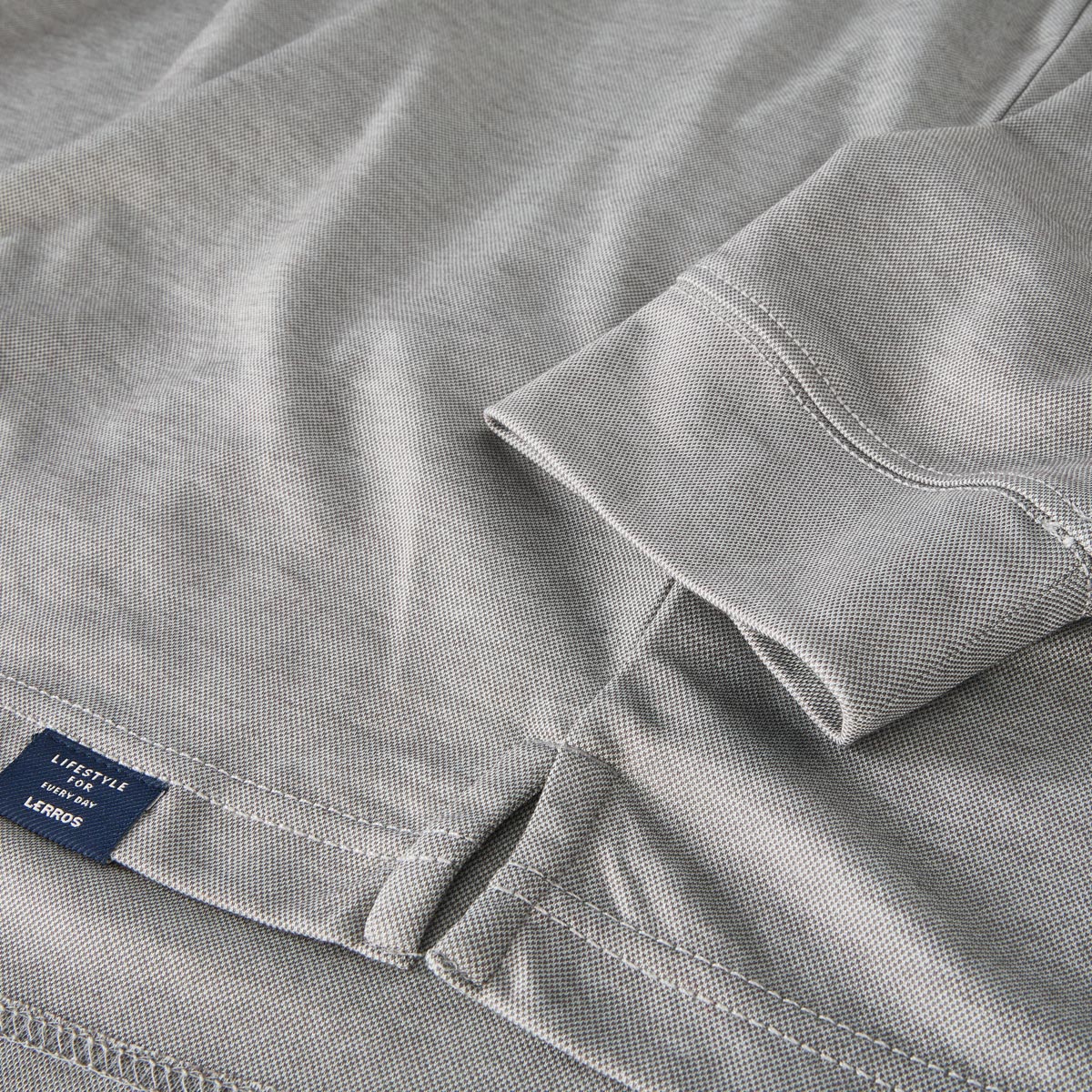 Lerros Poloshirt mit Elasthan grau