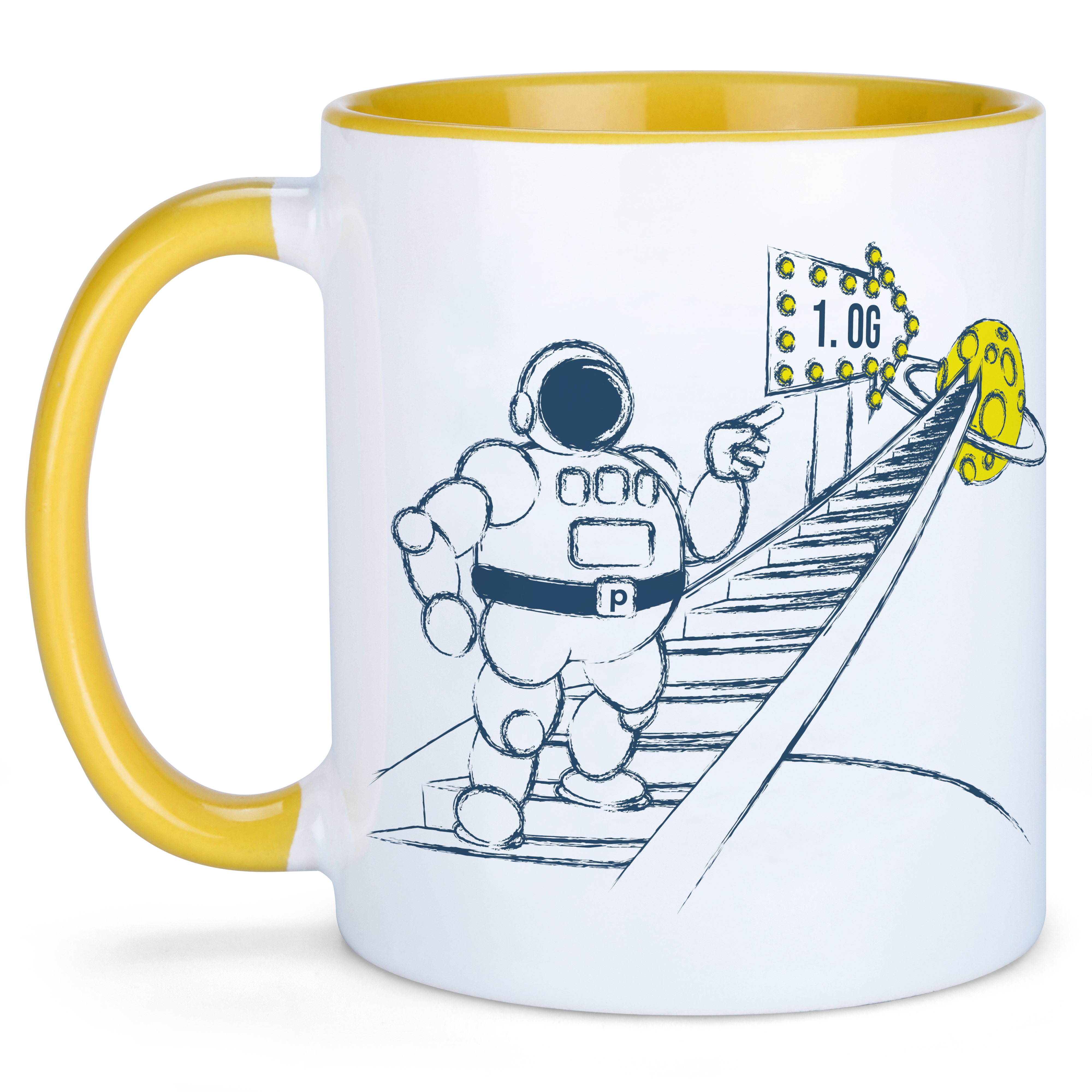 Pfundskerl Sammeltasse EDITION #2 "Lift me up" weiß