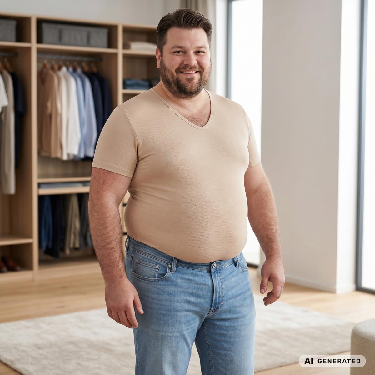 Mey Druntershirt "Dry Cotten Breeze" in Coolmax®-Qualität beige