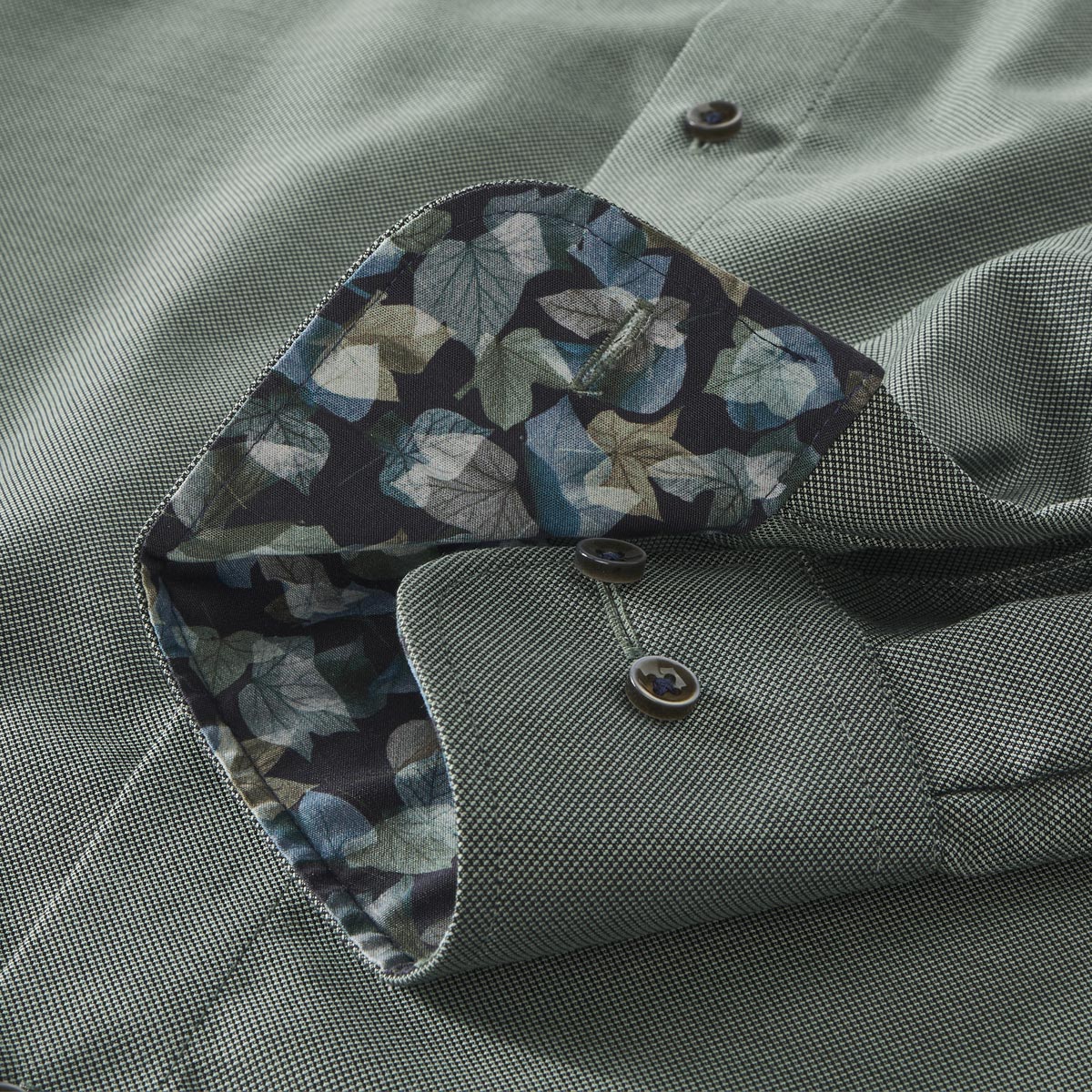 CASA MODA Businesshemd aus Baumwolle, bügelfrei grün