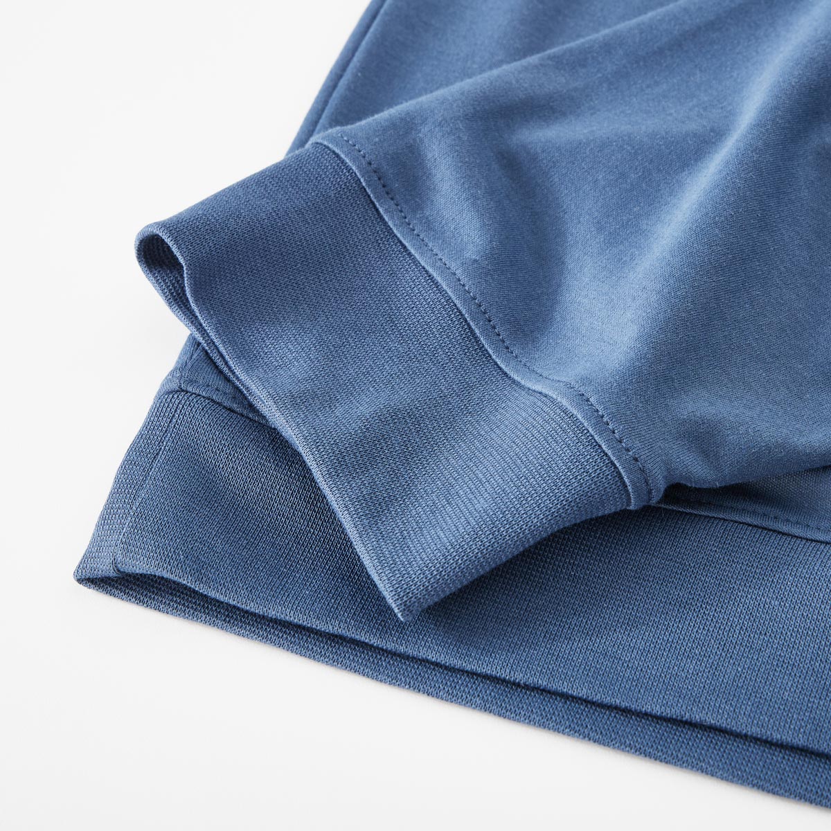 RAGMAN Longsleeve aus Pima-Baumwolle mittelblau
