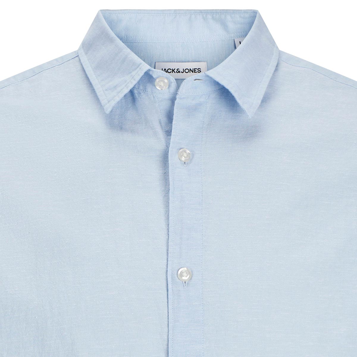 Jack&Jones Freizeithemd mit Leinen hellblau Jack&Jones Freizeithemd mit Leinen hellblau