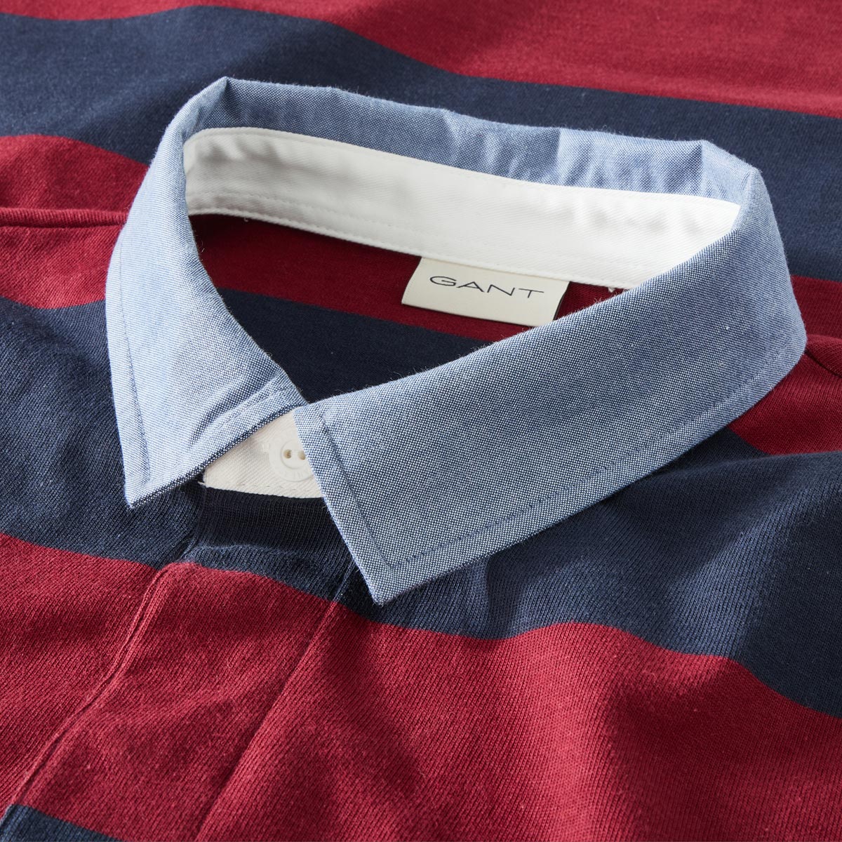 Gant Poloshirt aus Baumwolle dunkelrot