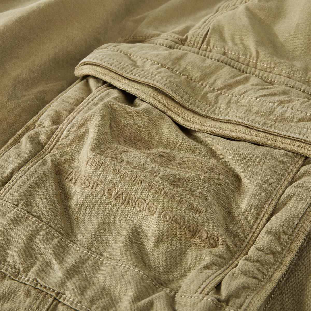 PME LEGEND Stretch-Cargo-Shorts "Rotor" oliv