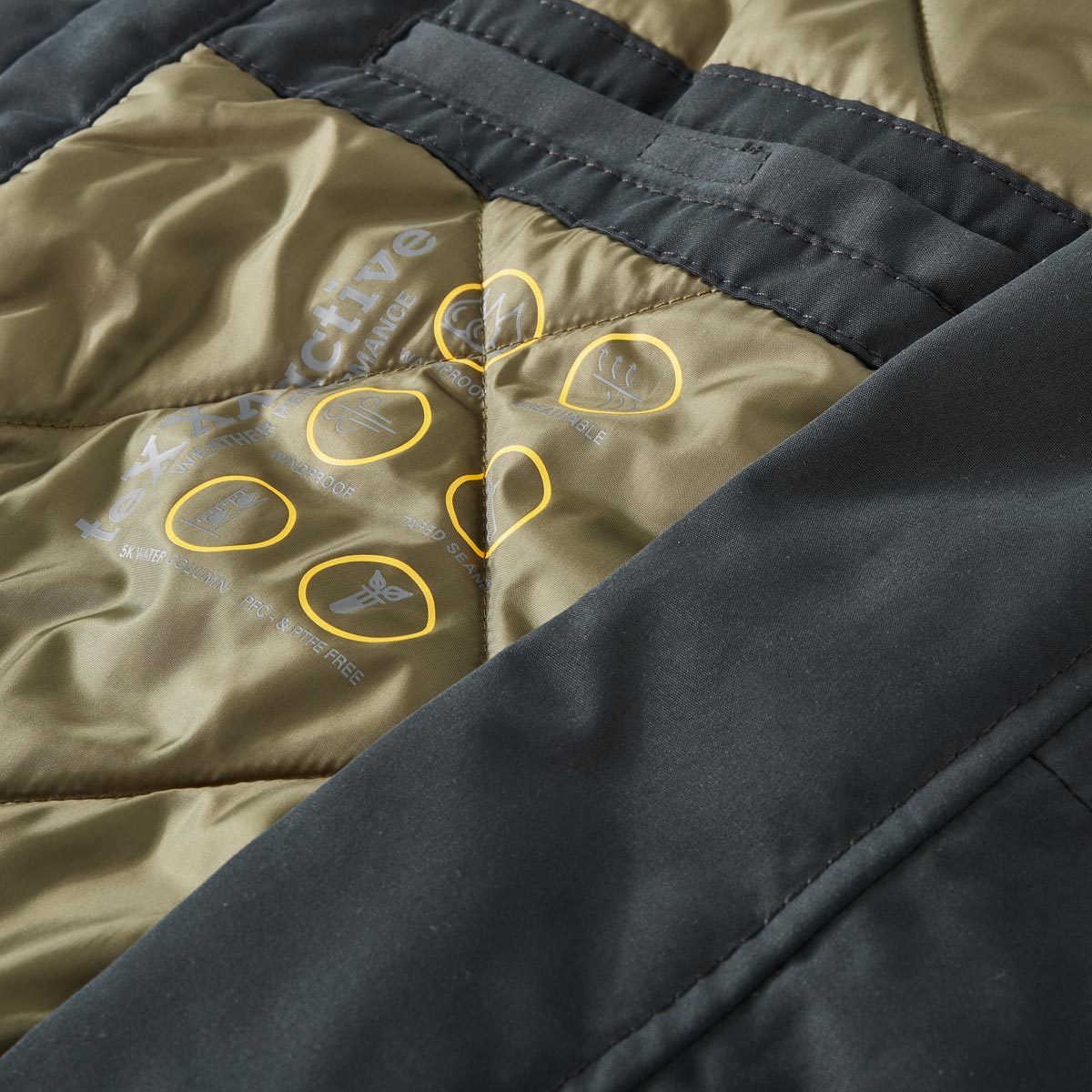 camel active Funktionsjacke, wind- und wasserdicht anthrazit
