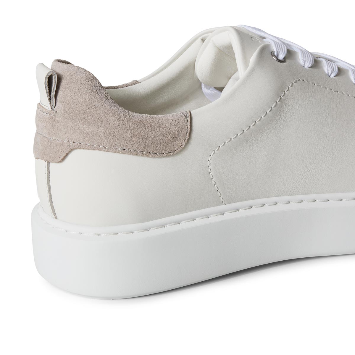 Digel Sneaker aus Leder weiß