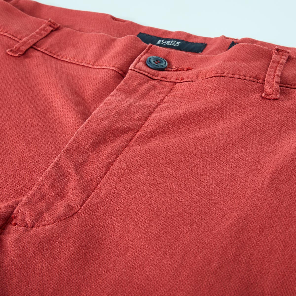 Eurex by Brax Stretch-Chino "Joe", Tapered Fit dunkelrot