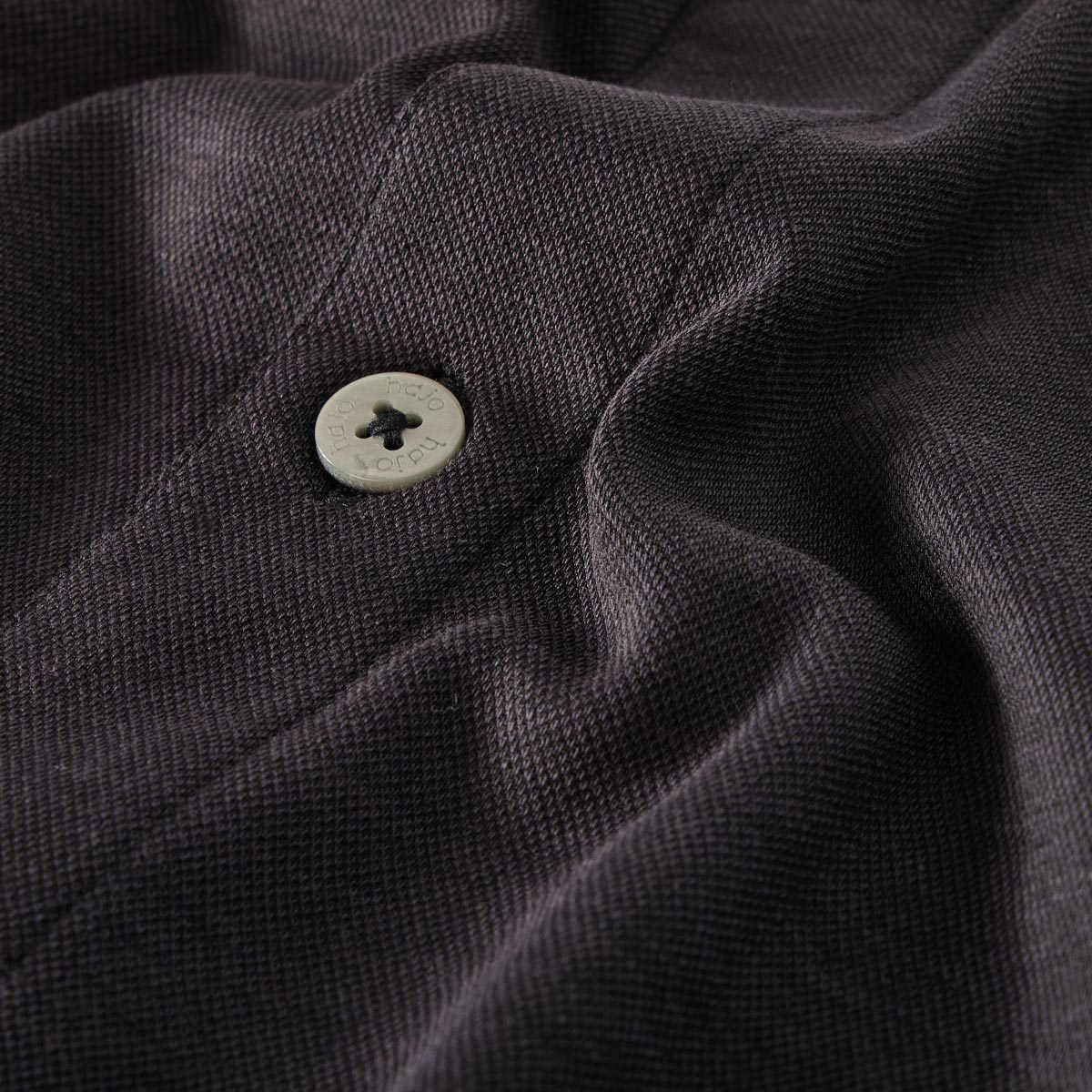 Hajo Polohemd "Soft Knit", bügelleicht schwarz