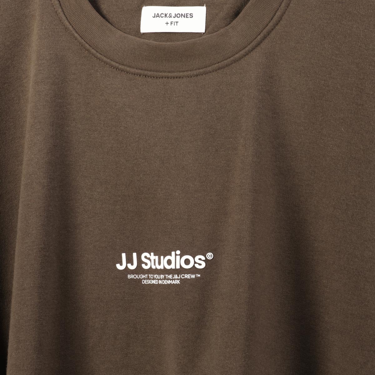 Jack&Jones Sweatshirt mit Label-Print braun