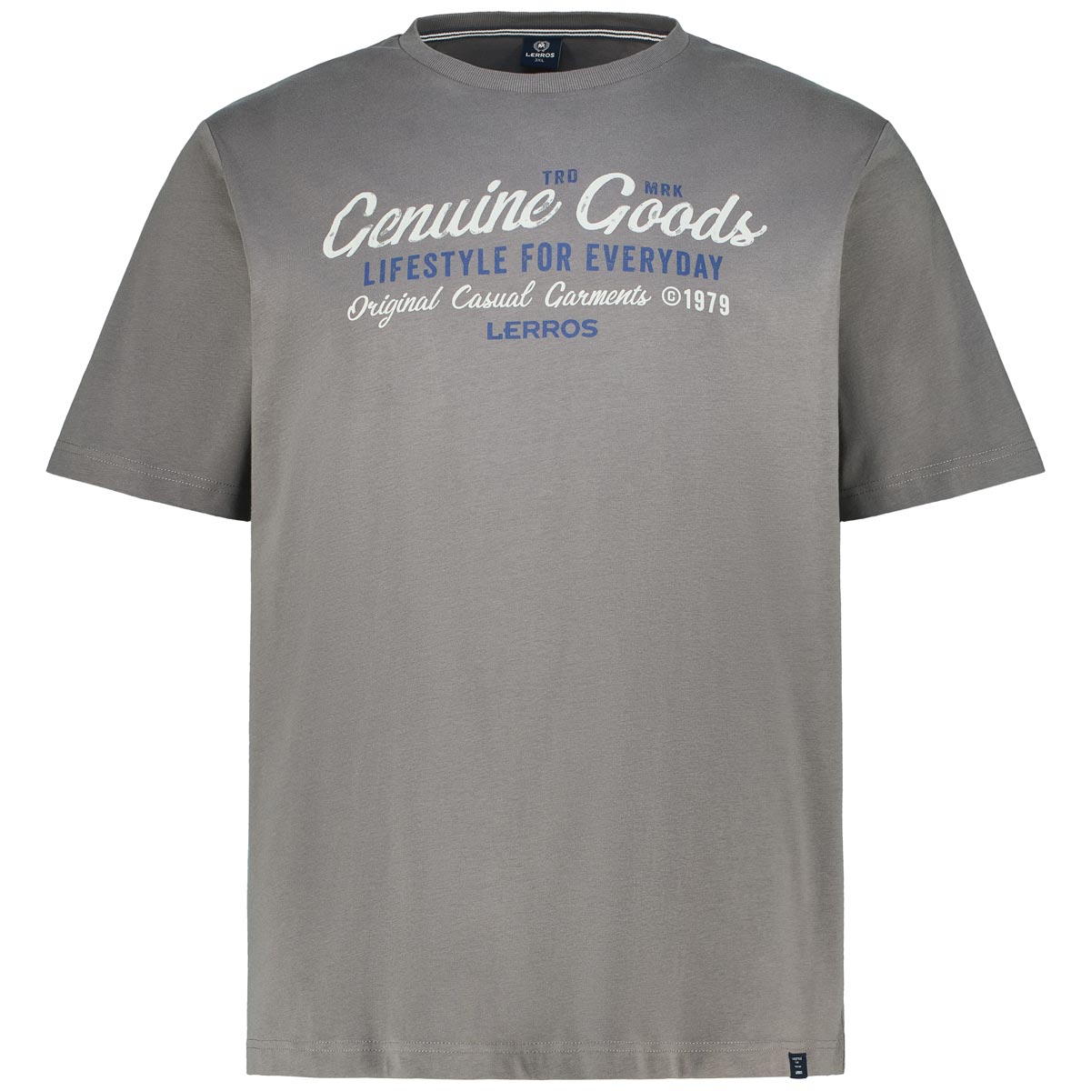 T-Shirt mit Label-Print