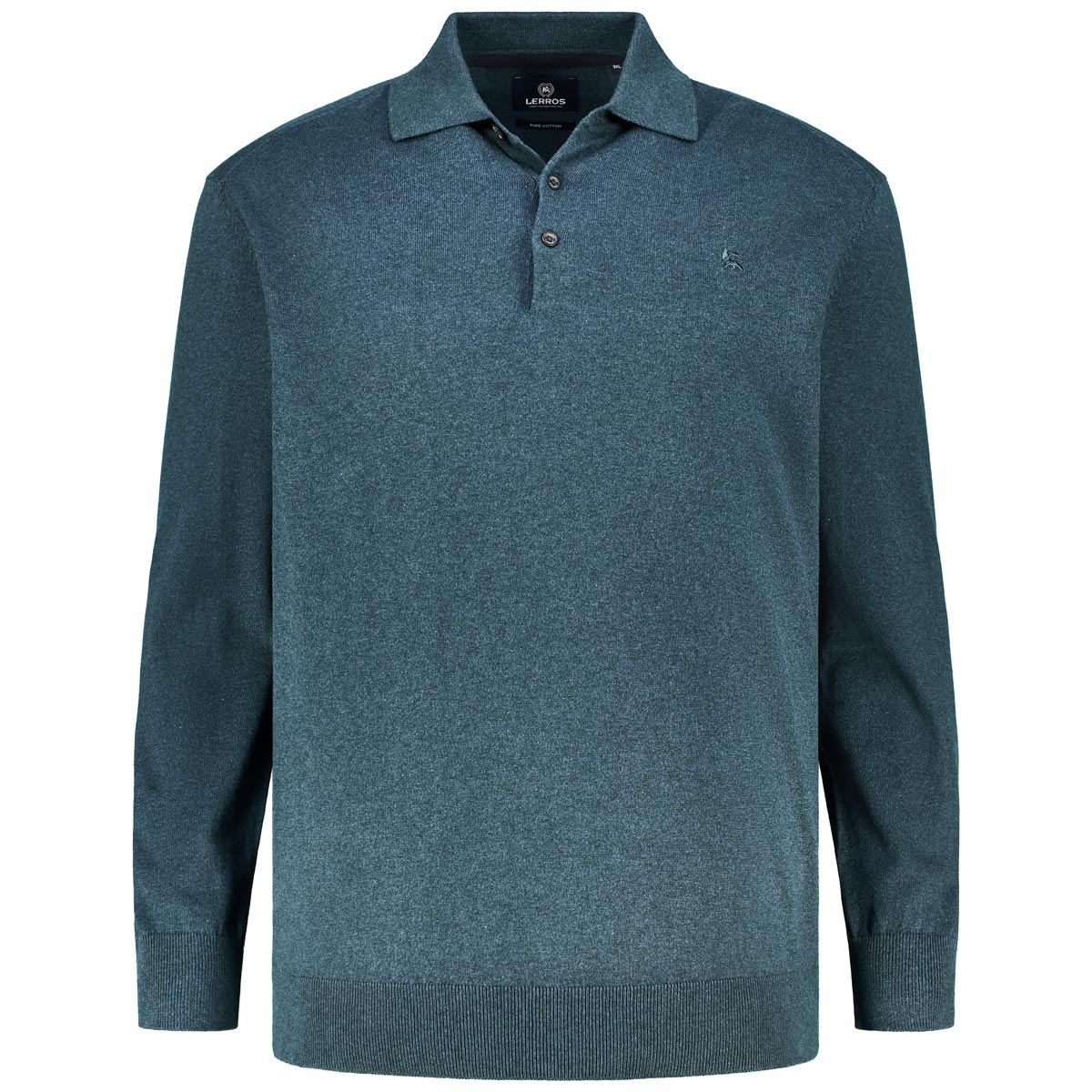 Polo-Pullover aus Baumwollstrick