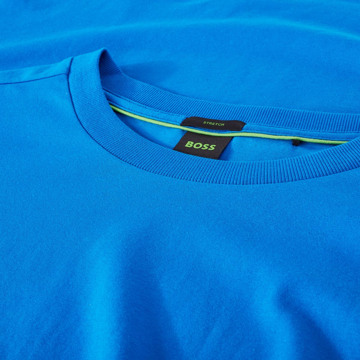 BOSS T-Shirt mit Elasthan hellblau