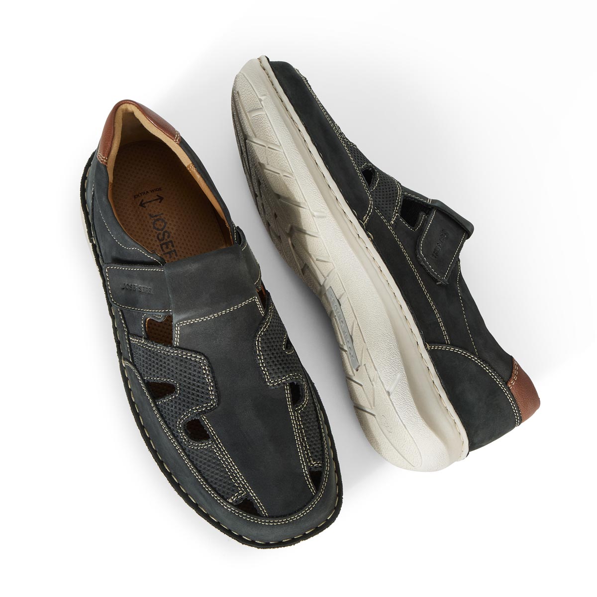 JOSEF SEIBEL Halbschuh "New Anvers 81", extraweit dunkelblau