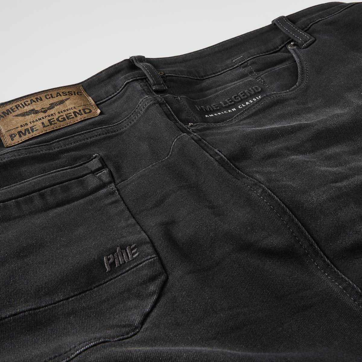 PME LEGEND Stretch-Jeans "Nightflight", Regular Fit schwarz