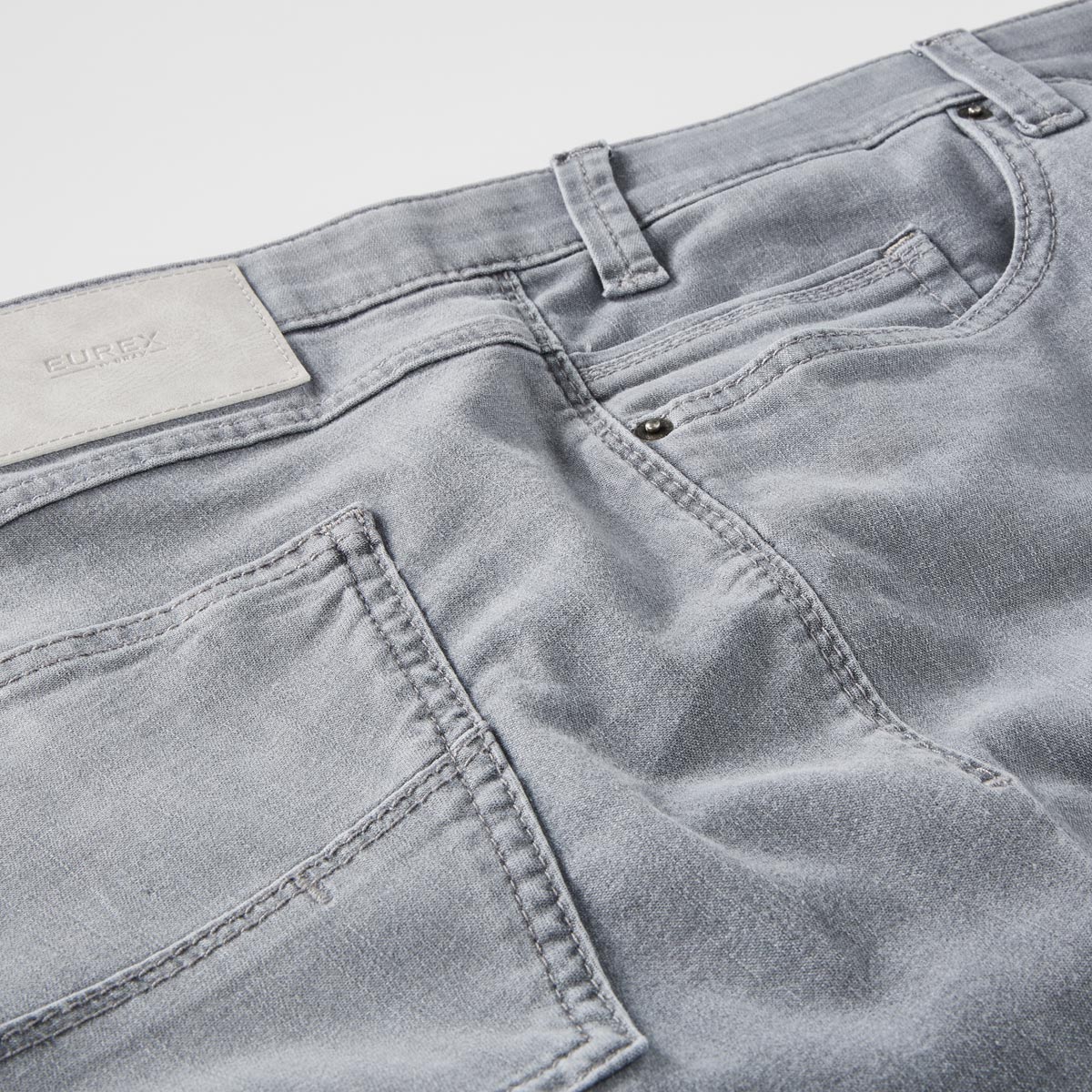 Eurex by Brax Stretch-Jeans "Luke", Tapered Fit grau