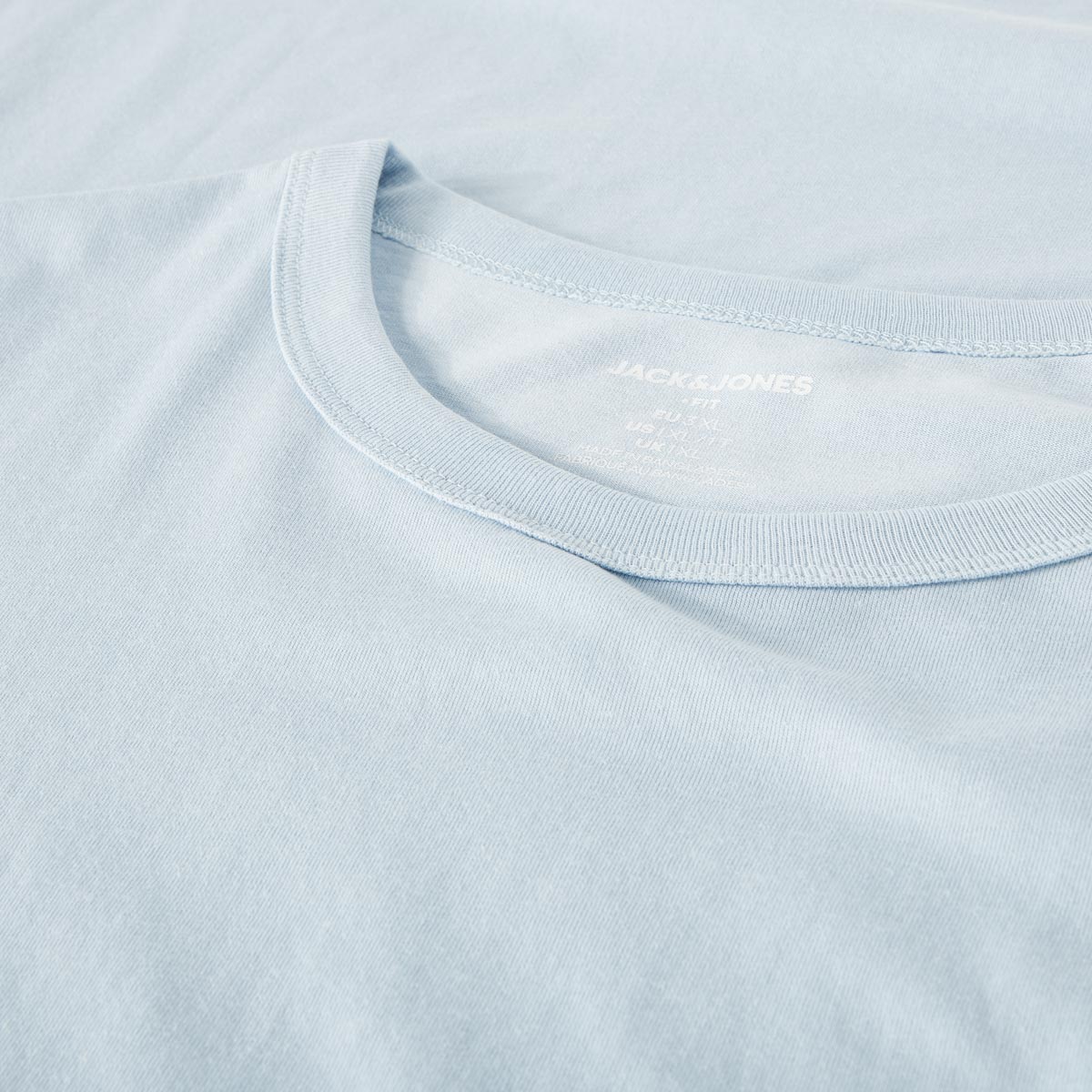 Jack&Jones T-Shirt aus Biobaumwolle hellblau