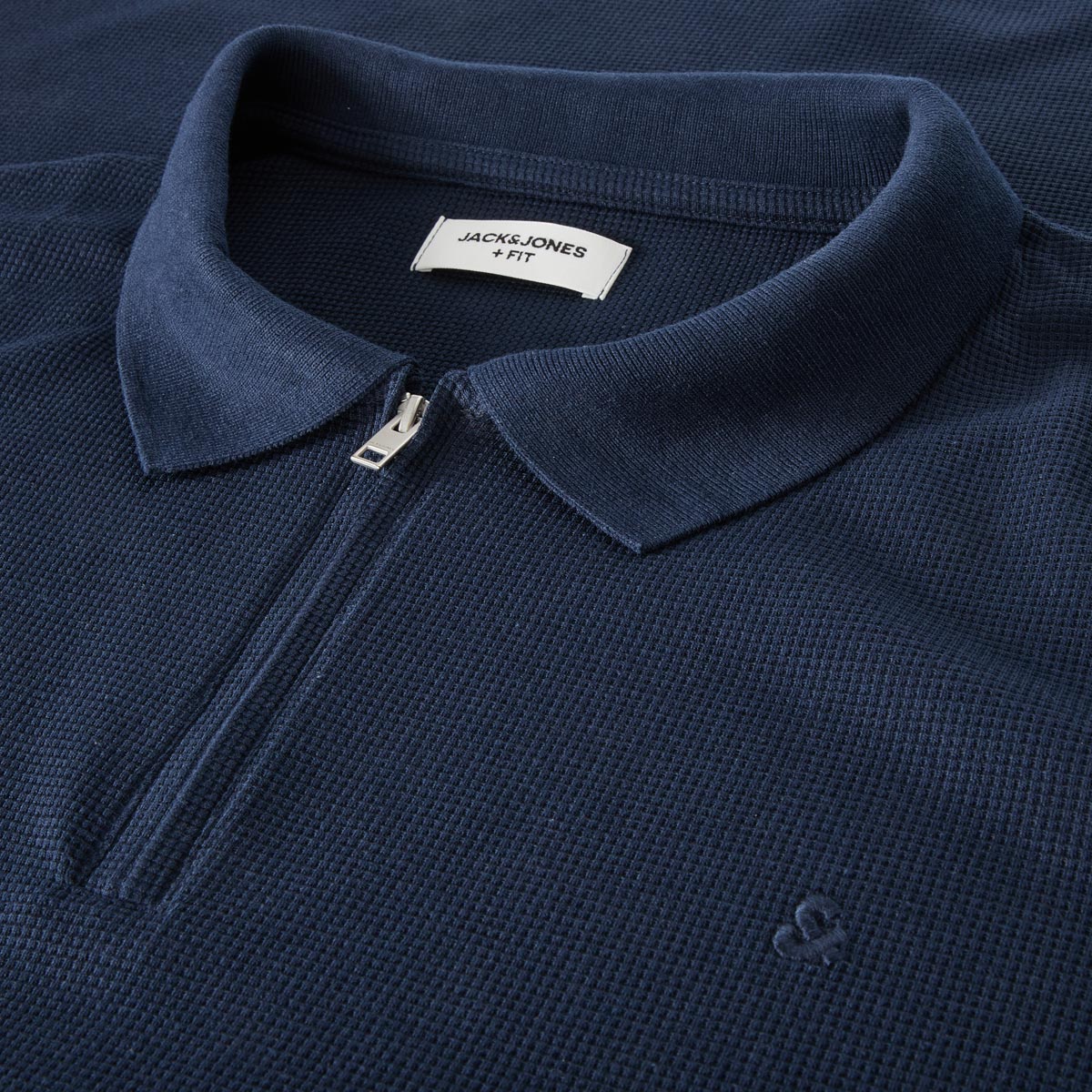 Jack&Jones Poloshirt mit Elasthan, leicht dunkelblau