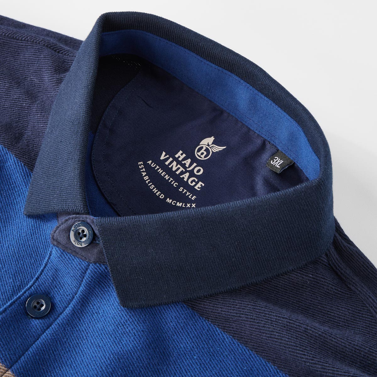 Hajo Polo-Sweatshirt mit Stay Fresh marine