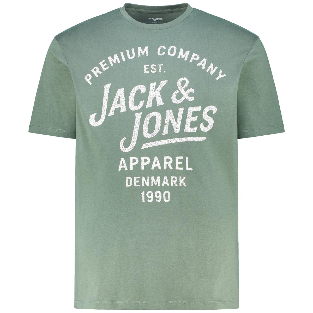 T-Shirt mit Label-Print