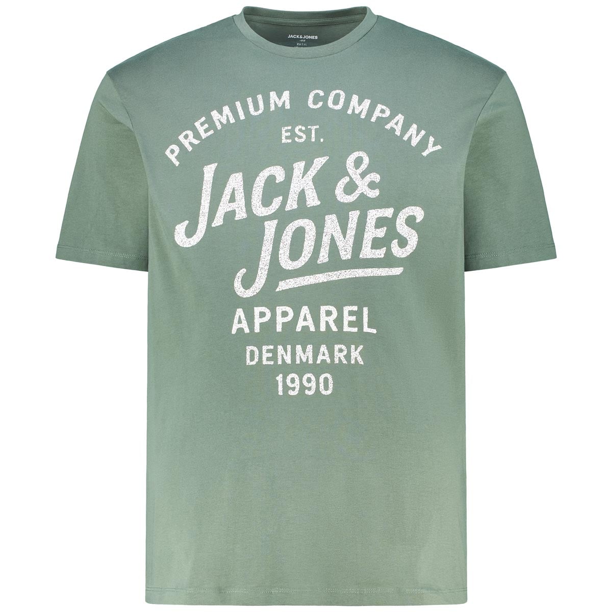 Jack&Jones T-Shirt Mit Label-Print Farbe Oliv Größe, 5XL