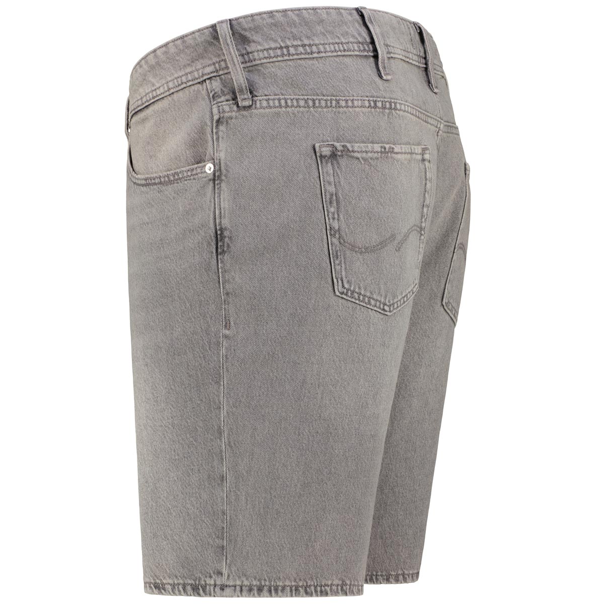 Jack&Jones Jeans-Shorts im 5-Pocket Stil grau
